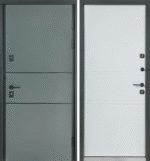 <strong>Булат Cottage, модель 703/237. Колір: metalic grey/білий атласний </strong><br> Вхідні двері - Зображення 7