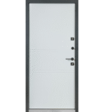 <strong>Булат Cottage, модель 703/237. Колір: metalic grey/білий атласний </strong><br> Вхідні двері - Зображення 9